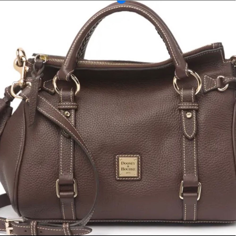 D & B Small Leather Satchel